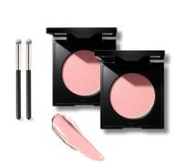 Under Eye Brightener, Concealer for the Eyes, Eye Brightener Powder with Brush, Effectively Cover Dark Rings, Moisture Moisture and Mix, Perfect with Make-Up (2 Pieces)
