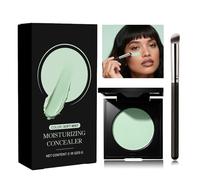 Under Eye Brightener - Moisturizing Concealer Full Coverage - Cover Dark Circles and Redness, Invisible Pores - Waterproof & Lightweight Concealer for Naturally Luminous Finish(Green)