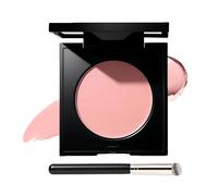 Under Eye Brightening Concealer, Colour Matching, Natural Shimmering, 60 g Pink Brightening Concealer Cream with 1 Brush, for Light and Yellow Skin