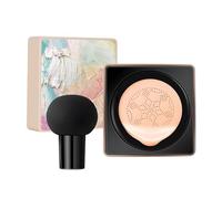 Under Eye Concealer | Moisturizing Foundation | with Mushroom-Shaped Applicator Makeup Base Foundation,for Lady Girlfriend Mother Dating Social Gathering