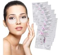 Under Eye Gel Pads 50 Pairs lash pads Under Eye Patches Isolation Eyelash Extension Pads Lint Free Beauty Mask Tool Makeup for Pro Salon and Individual（Silvery）