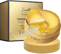 Under Eye Gel Patches (60 Pcs), 24K Gold Eye Patches for Puffy Eyes, Dark Circles, Bags, Fine lines and Wrinkles with Collagen, Relieves Pressure, Moisturizes, Nourishes, Firms, Brightens, Revitalises