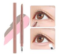 Under Eye Highlighter,Two-color Silkworm Highlighter Pencil Makeup | 2.5g Eyeshadow for Youth Girl Face Party Travel Costume Cosplay Stage Performance Birthday