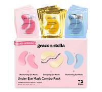 Under Eye Mask - Reduce Dark Circles Puffy Eyes Undereye Bags Wrinkles - Gel Under Eye Patches Vegan Cruelty-Free Self Care by grace and stella (7