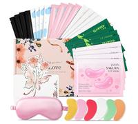 Under Eye Mask Set, 24 Pairs Collagen Eye Gel Patches, Travel Sized | Sakura Watermelon Snail & More, Dark Circles, Puffiness & Fine Lines, Christmas Birthday Pamper Gifts for Women Teenage Girls