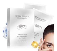 Under Eye Masques 3 Pairs Microneedle Thin Smooth Moisturizing Pads | Moisturizing Eye Patches for Women Smooth Hydrate Beauty Daily Travel Home Morning Night Routine Spa Salon