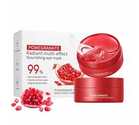 Under Eye Patches - 60 Pcs Pomegranate Under Eye Mask, Hydrating Moisturizing Eye Mask for Dark Circles and Puffiness,Wrinkles Firm & Improve Under Eye Skin