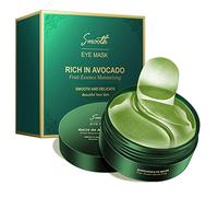 Under Eye Patches, Avocado Eye Mask, Collagen Patches Eye Masks with Moisturizing and Anti-Aging Effect,for Puffy Eyes, Dark Circles, Eye Bags, Improve Lines and Wrinkles- 60Pcs