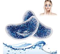 Under Eye Patches, Eye Cooling Gel Pads, Reusable Under Eye Patches, Relieve Fatigue Dark Circles Eye Mask, Under Eye Cold Compress Gel Pack, Spa Under Eye Patches for Dry Eyes Treatment (Blue)