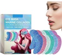 Under Eye Patches for Dark Circles and Puffy Eyes, Eye Treatment Mask, Natural Marine Collagen Gels with Hyaluronic for Dark Circles and Puffiness, Reduce Wrinkles (1 Box)