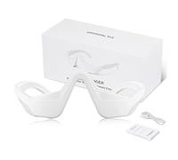 Under-Eye Red Light Therapy Device, Microcurrent Red Light Therapy Glasses for Eye Bags, Red Light Eye Mask for Under Eyes Bags Dark Circles Puffiness Wrinkles Fine Lines