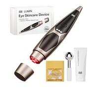 Under-Eye Red Light Therapy for Face, 4-in-1 Beauty Device with Heat, Vibration, Massage & Red Light for Dark Circles, Puffiness & Skin Firming - Enhances Skincare Routine