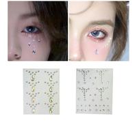 Under Eye Tear Drop Gemstones Shimmering Face Jewels For Unique Makeup And Social Gatherings Christmas Jewelry Stickers Themed Photography Face
