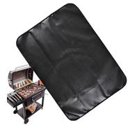 Under Grill Mat, Grill Mat For Outdoor Grill, Double-Sided Fireproof Mat For Under Fire, Waterproof Foldable BBQ Floor Pad For Picnic Outdoor Dining Balcony Camping Trip Wood Stove BBQ Protector
