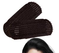 Under Hair Volume Clip - Set of 2 | Breathable volumizing hair clips for invisible styling, underlayer Haiř clip for long and short Haiř, ideal for dates and travel, black & brown