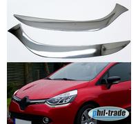 Under Headlight Trims Fits Renault Clio IV | 2012 Onwards | Stainless Steel