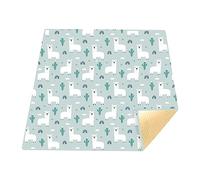 Under High Chair Mat, Waterproof Splash Mat, 43 x 43 inches, Camping Floor Waterproof Mat, Non-Slip Portable for Picnics, Boys and Girls, Crawling Exercise Geruwam