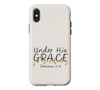 Under His Grace, Romans 6:14, Women's Encouraging Design Case for iPhone X/XS