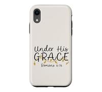 Under His Grace, Romans 6:14, Women's Encouraging Design Case for iPhone XR