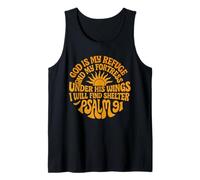 Under His Wings I Will Find Shelter Psalm 91 Tank Top
