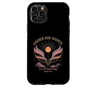 Under His Wings Psalm 91:4 Faith Graphic Design Case for iPhone 11 Pro