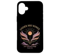 Under His Wings Psalm 91:4 Faith Graphic Design Case for iPhone 16 Plus