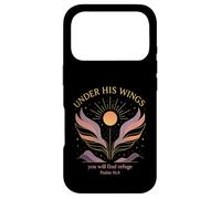 Under His Wings Psalm 91:4 Faith Graphic Design Case for iPhone 17 Pro