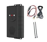 Under Hood Rodent Ultrasonic Car Mouse Deterrent with LED Strobe Light, 3 Power Supply Methods for Vehicle Engine Bay Garage Warehouse, Repels Mice and Rats in Sedan Truck Van