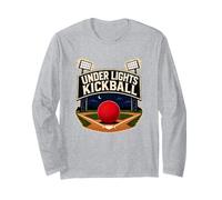 Under Lights Kickball Night Game Long Sleeve T-Shirt