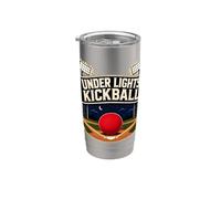 Under Lights Kickball Night Game Stainless Steel Insulated Tumbler