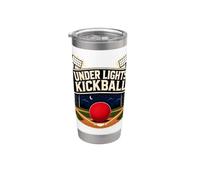 Under Lights Kickball Night Game Stainless Steel Insulated Tumbler