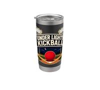 Under Lights Kickball Night Game Stainless Steel Insulated Tumbler