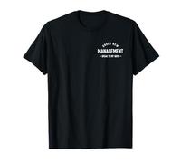 Under New Management Speak To My Wife Funny Husband Humor T-Shirt