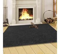 Under & Over Grill Mat, Fire Pit & Hearth Rug, Non Slip Flame Resistant Pad for Fireplace & Stove Protection