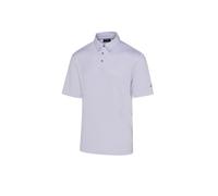 Under Par Men's All Over Link Print Moisture Wicking Golf Polo Shirt in Grey | Size: XL Under Par Grey XL