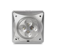 Maclean MCE124 Solar Schirm-leuchte Sonnenschirm Licht LED Dämmerungssensor 4xLED Magnet Verbindung Regenschirm Umbrella Light