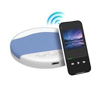 Under Pillow Sleep Bone Conduction Blue Tooth Speaker, Blue Tooth Pillow Speaker Wireless, Pillows Speakers Blues Tooths Wireless, 3-Level White Noise Timer, LED Light, Sleep Aid, Private Headphones