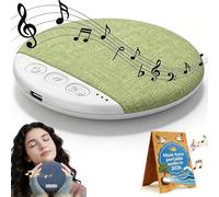 Under Pillow Speaker Bluetooth(2026 Upgraded), Ultra-Thin Bone Conduction Sleep Speaker with Sleep Timer & White Noise, Flat Wireless Under Pillow Speaker for Side Sleepers, Kids & Adults (Green)
