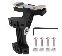 Under Seat Bike Water Bottle Holder, Rear Mount Aluminum Alloy Cage Adapter Bracket for Road Mountain Bike, Cycling Hydration Accessory