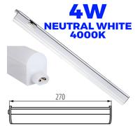 LINUS LED Cabinet Light 4W 270mm Length Natural White 4000K Plastic