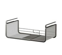 Under Shelf Basket Organizer - Hanging Storage Holder, Heavy Duty Slide In Design | Cabinet Pantry Kitchen Desk Bookshelf Space Saver Add On Sturdy Support Tube More Accessories And More Space