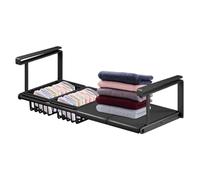 Under Shelf - Extendable without Drilling to | for Pantry, Cupboard, Bathroom, Bathroom, Closet, Dressing Room, Laundry Room, Camper Room, Bedroom, for Laundry Room, Kitchen, Closet