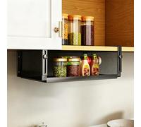 Under shelf storage, Carbon Steel Under Shelf Basket with Adjustable Hooks