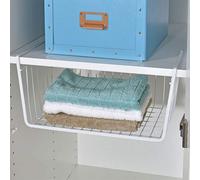 Under Shelf Storage Hanging Basket | Increase Storage Space | Lightweight And Durable Design | Wipe Clean | Organizer For Kitchen Office Pantry Bathroom Cabinet | DIMENSIONS: H14.5 x W41 x D26.3cm