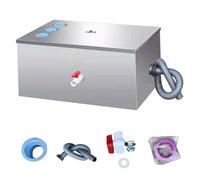 Under Sink Grease Trap for Restaurant & Home Kitchen, 16x12x31in, Commercial Dishwasher Oil Separator, Efficient Grease Management, Ideal for Cafes & Food Service