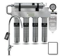 Under Sink Reverse Osmosis Water Filter System 5 Stage High Flow Drinking Water Purifier Stainless Steel Housing Easy Install Tap Kit Better Taste for Tea Coffee Cooking UK Homes Daily Clean Hydration
