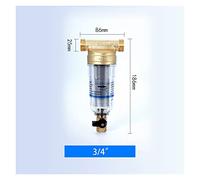 Under Sink Water Filter System 40μm High-Efficiency Filtration Pre-Filter Tap Water Household Whole House Central 3T Large Flow Pipe Backwashing Brass Filter(2)