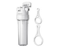 Under Sink Water Filter System 5 Micron Whole House Sediment Water Filter System Prefilter Purifier, 10 Inch PPFcotton Pre Filter(Host and Filter)