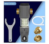 Under Sink Water Filter System PRE-F2 Auto-rotating Scraper Backwash Prefilter Whole House Spin Down Sediment Water Filter Pre-Filter Purifier