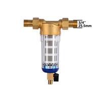 Under Sink Water Filter System Pre Filter Purifier Whole House Spin Down Sediment Water Filter Central Prefilter System Backwash Stainless Steel Mesh(DN20)
